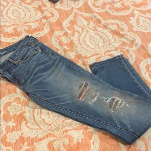 American eagle destroyed denim